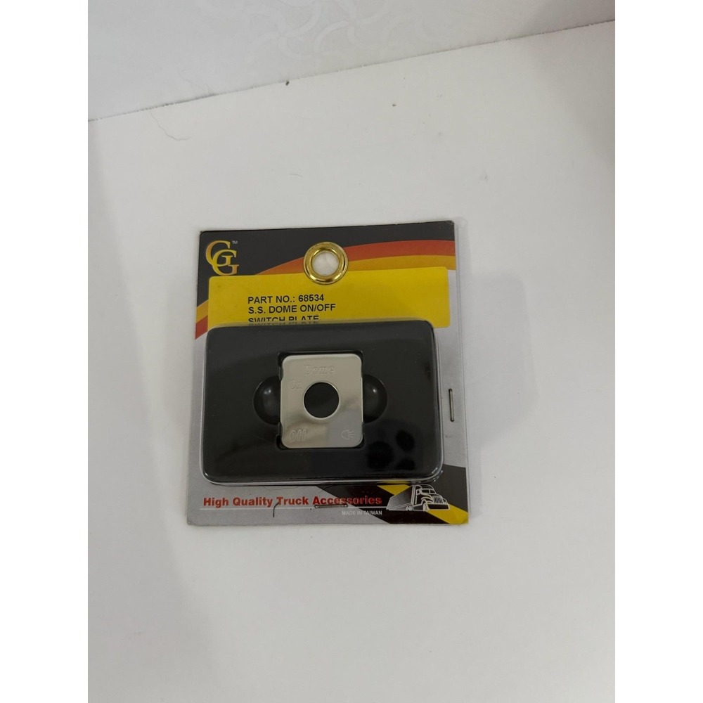 Grand‎ General 68534 S.S. Dome ON/OFF Switch Plate Stainless Steel Cover Truck